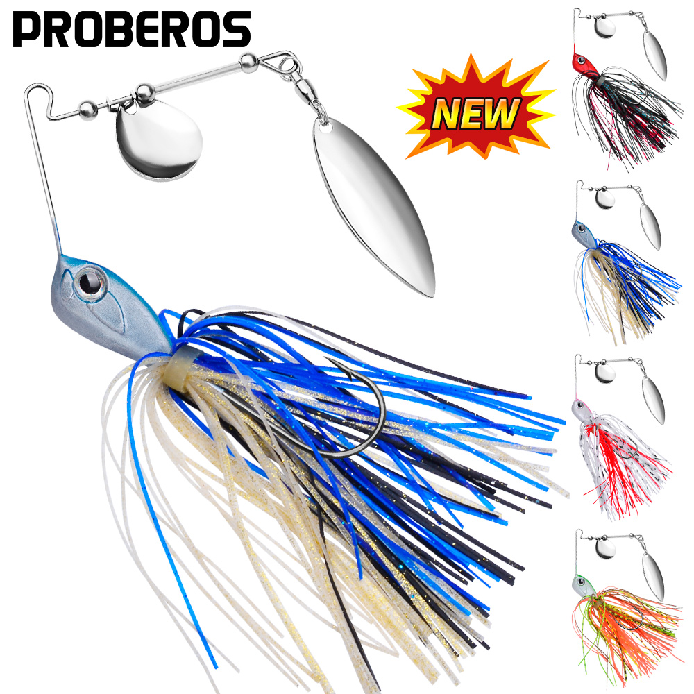Fishing Lure Blade Bait - プロベロス 10/14g スピナーベイト フィッシングルアー チャターベイト ブレードジグ