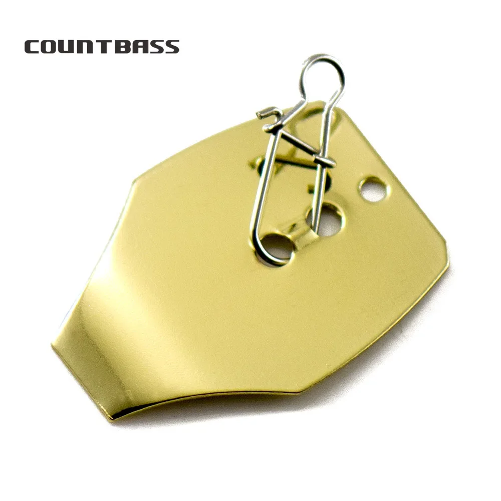 Fishing Lure Spinnerbait - COUNTBASS 20 個さまざまなチャターブレードリグスナップ、ステンレス鋼シェイキーブレード、スイムジグダンサーカスタム振動ジグ