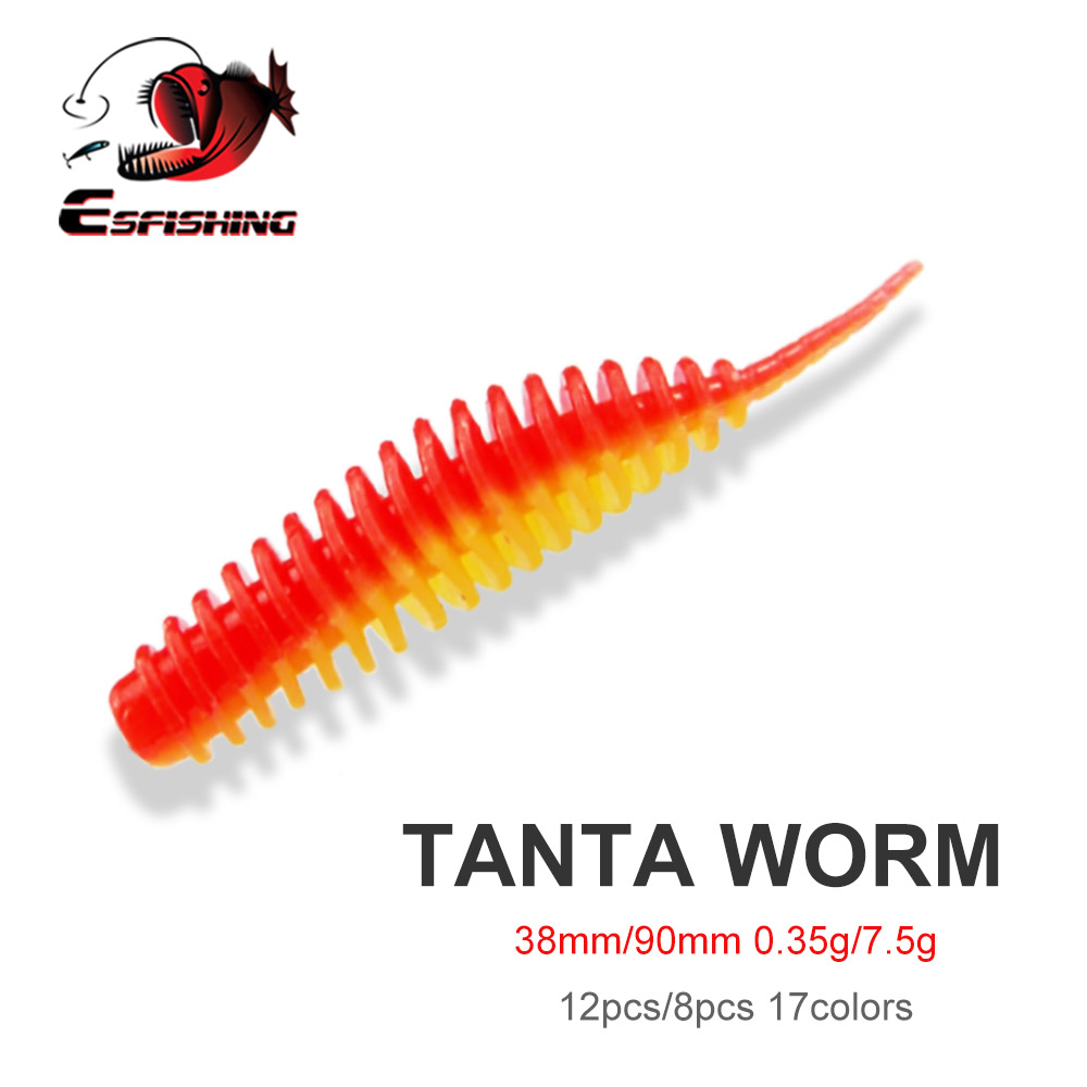Fishing Lure Swimbait - ESFISHING フィッシングワームベイトルアー タンタ 38mm 90mm 0.35g