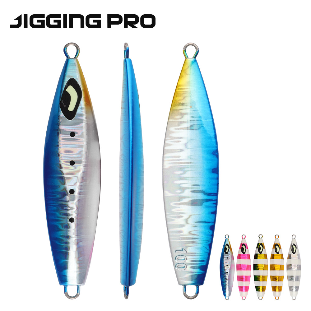 Fishing Lure Spoon - ジギングプロメタルルアー、スロージギング、日本のデザイン、オーシャンスティンジャーウィング、100g、130g、160g、200g