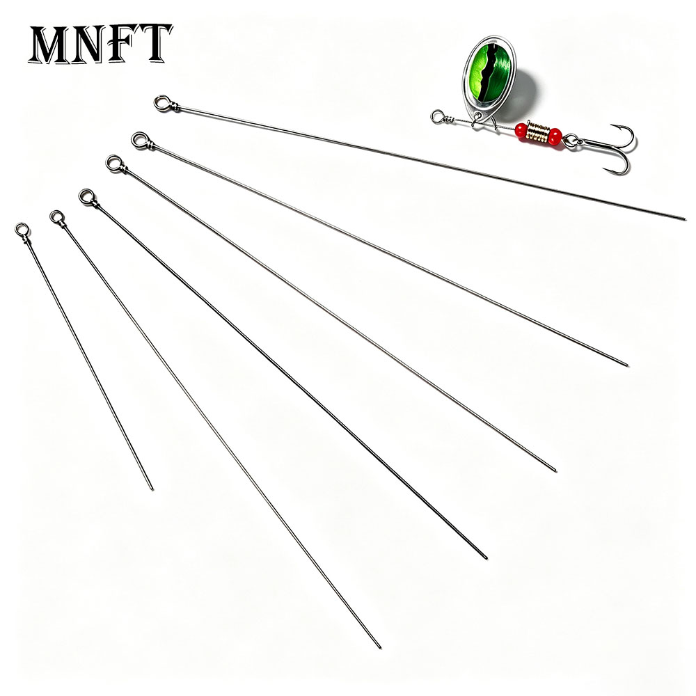 Fishing Lure Spinner - 90個入りスピナーベイトシャフトワイヤー DIYスピナールアー製作用品 スピナーベイトワイヤーアーム バス・トラウト・淡水・海水釣り用