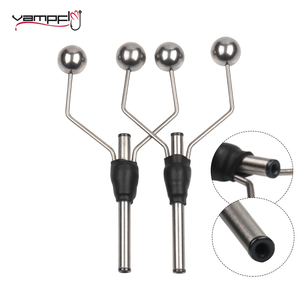 Fishing Lure Kit - Vampfly バイセラミックチップボビンホルダーステンレス鋼弾頭フライタイイングツール釣りフライフックジグルアータイイングスレッドホルダー