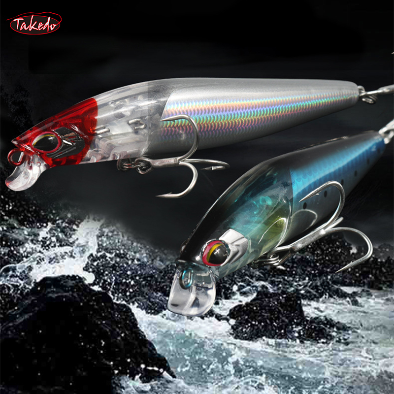海釣り用のタキノミノールアー,マスとバス用の人工餌 - Fishing Lure Jerkbait のレビューと価格