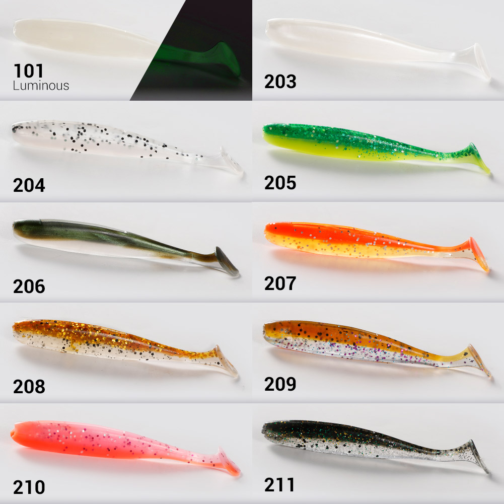 NOEBY-釣り用の人工ワームベイト,Tテール付きソフトシリ - Fishing Lure Soft Plastic のレビューと価格