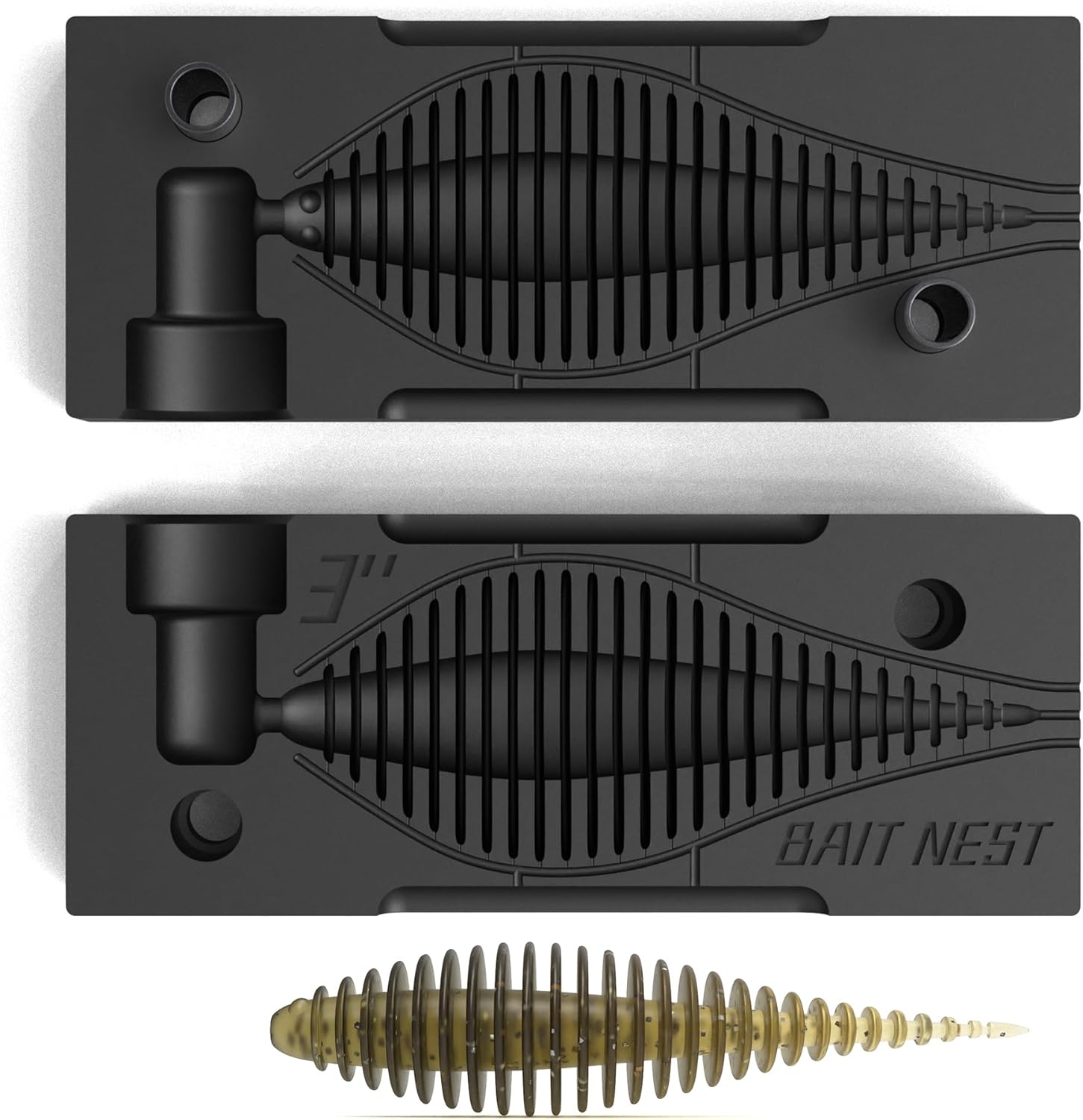 アルミ製ソフトプラスチック製ルアー型 DIYバス釣り用 川釣 - Fishing Lure Soft Plastic のレビューと価格