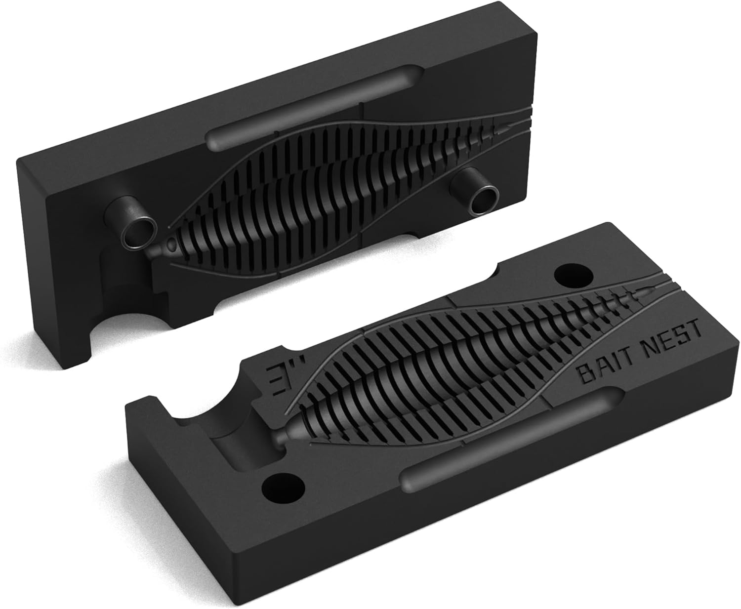 アルミ製ソフトプラスチック製ルアー型 DIYバス釣り用 川釣 - Fishing Lure Soft Plastic のレビューと価格