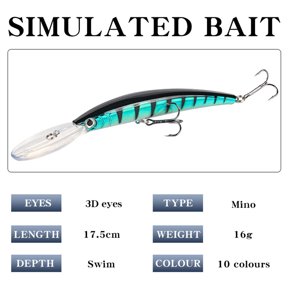 舌-人工ハードベイト,魚を捕まえるためのルアー,ミノー釣り道 - Fishing Lure Jerkbait のレビューと価格