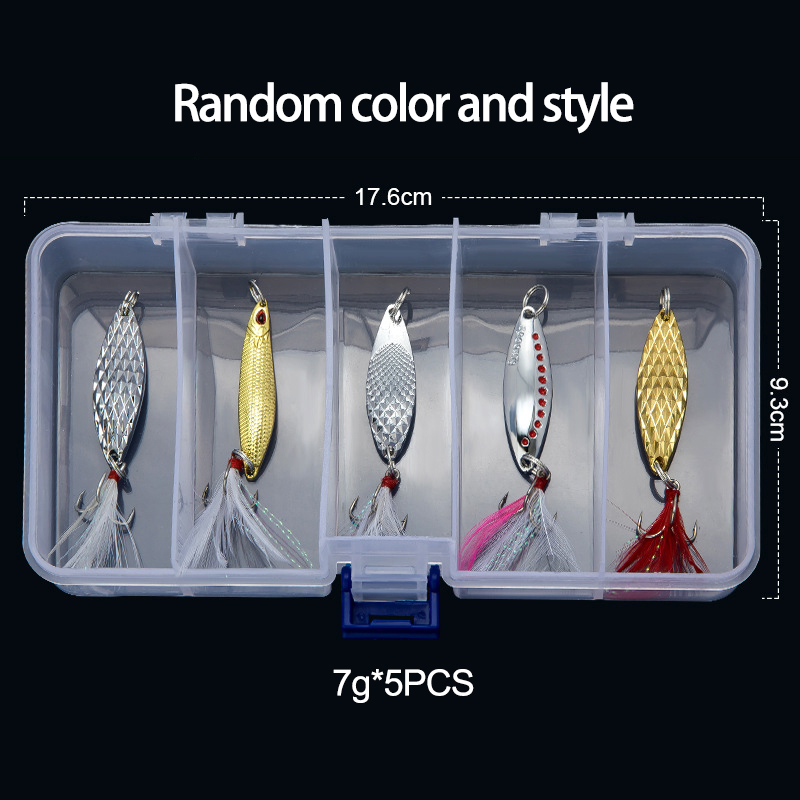 金属スプーンスピナー釣りルアー 5 グラム 7 グラム 10 - Fishing Lure Spinner のレビューと価格