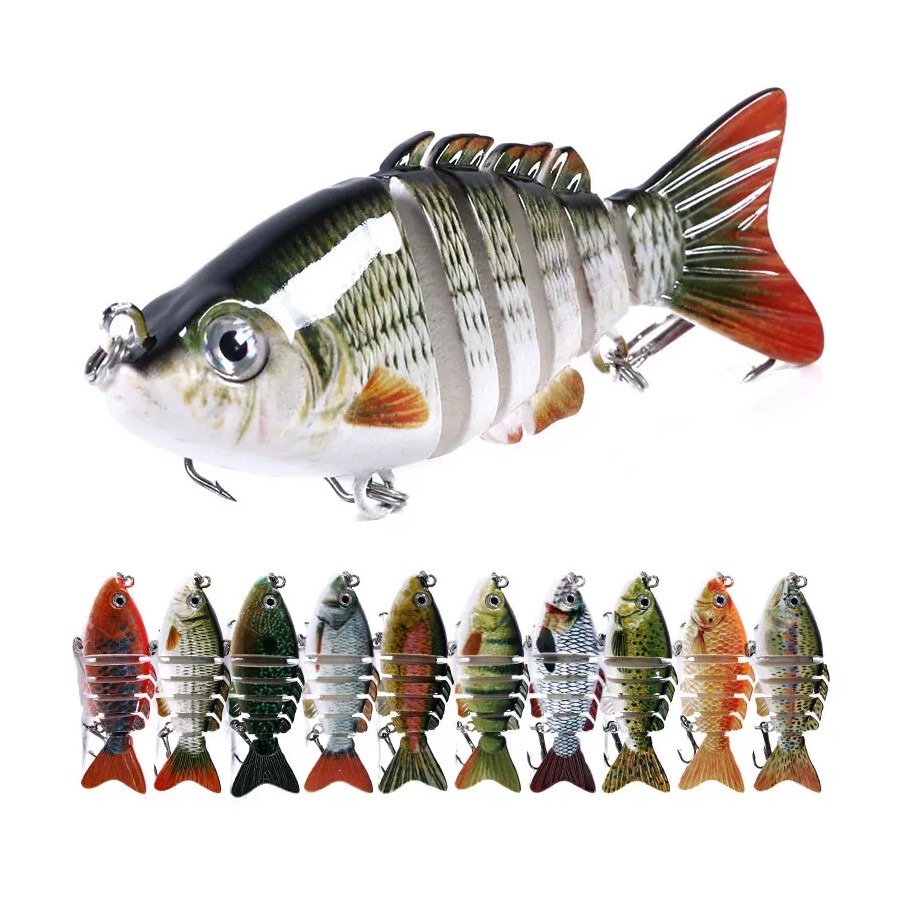 1 個 8 センチメートル 13 グラムリアルな釣りルアース - Fishing Lure Swimbait のレビューと価格