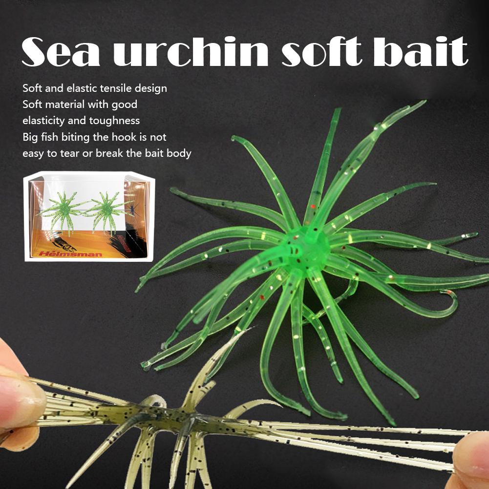 フローティングTPRウニ型スパイキーボールソフトルアーシリコ - Fishing Lure Swimbait のレビューと価格
