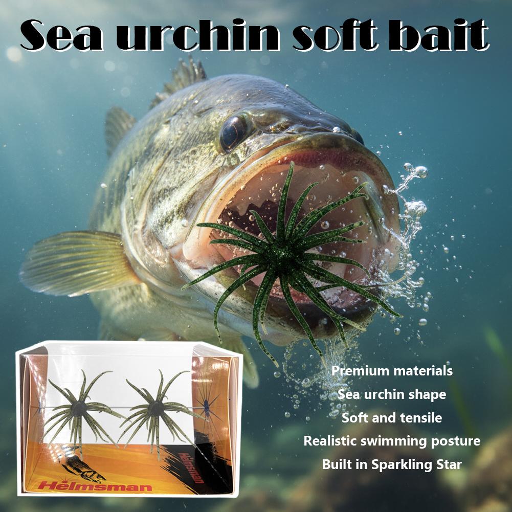 フローティングTPRウニ型スパイキーボールソフトルアーシリコ - Fishing Lure Swimbait のレビューと価格