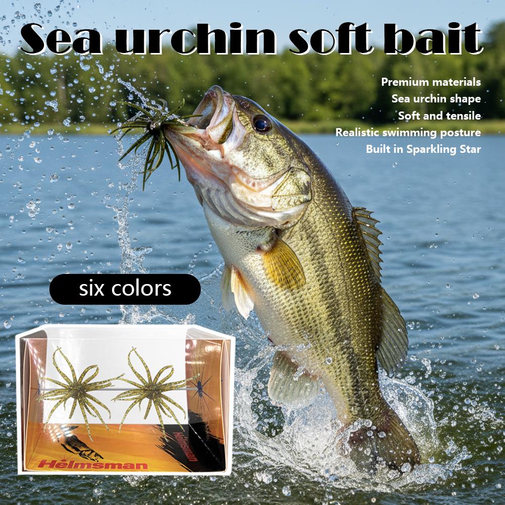フローティングTPRウニ型スパイキーボールソフトルアーシリコ - Fishing Lure Swimbait のレビューと価格