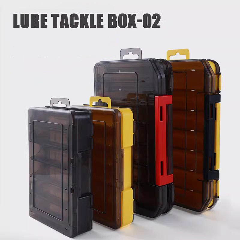 ❤️   両面釣り用ルアーボックス、12コンパートメント釣り - Fishing Lure Box のレビューと価格