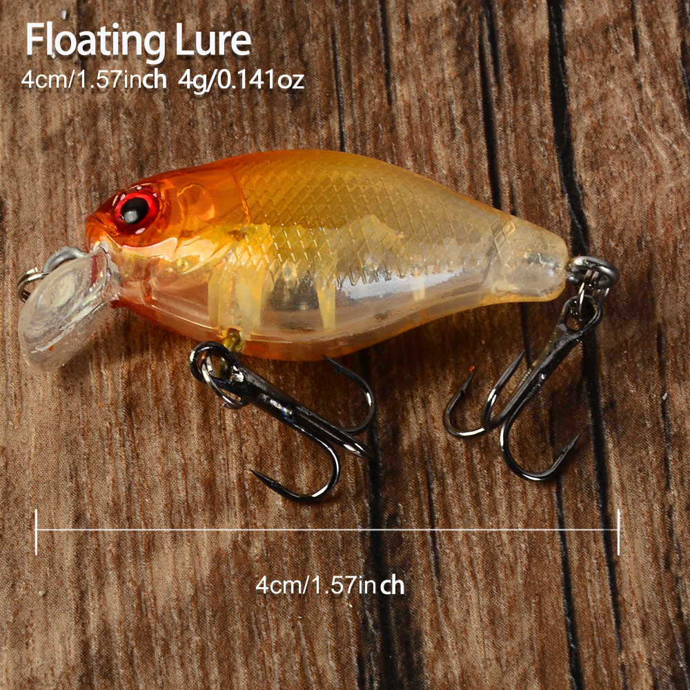 5 個フローティングクランクベイト餌釣りルアーウォブラーカー - Fishing Lure Jerkbait のレビューと価格