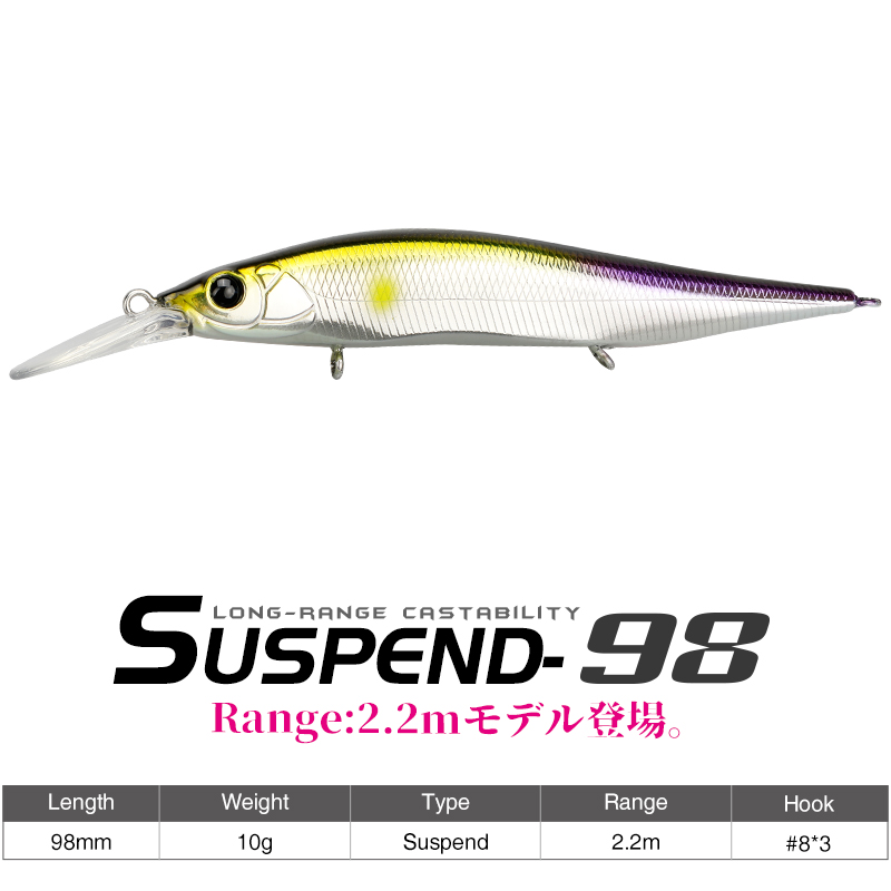 TSURINOYA サスペンディングミノー ジャークベイト  - Fishing Lure Swimbait のレビューと価格