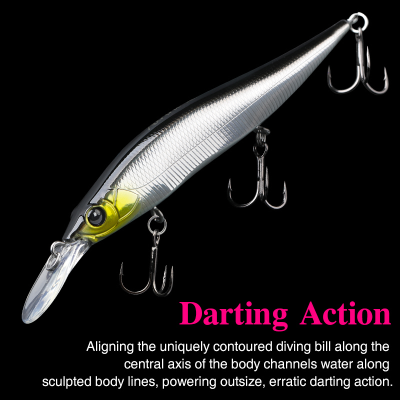 TSURINOYA サスペンディングミノー ジャークベイト  - Fishing Lure Swimbait のレビューと価格