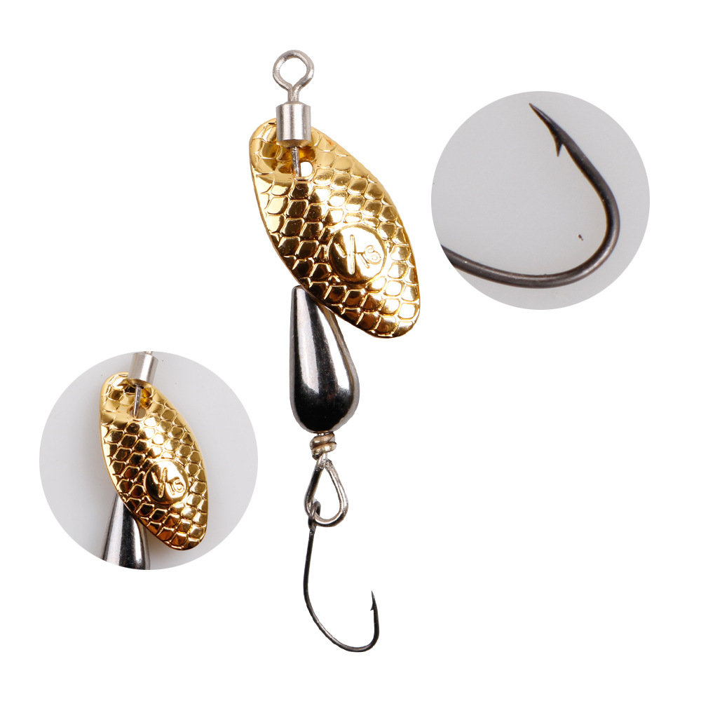 2 個スピナースプーン金属餌釣りルアー 5.5 センチメート - Fishing Lure Swimbait のレビューと価格