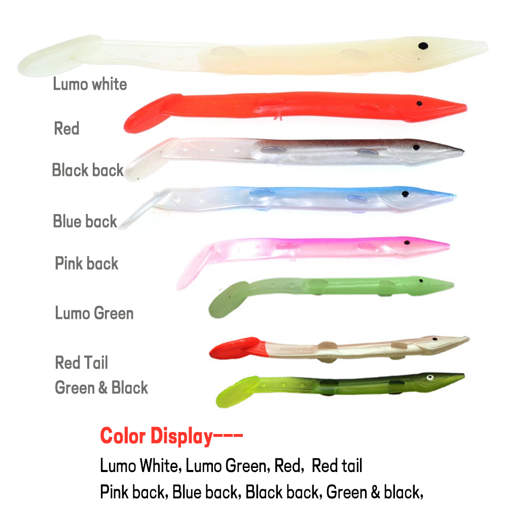WIFREO 10 個ソフトプラスチック餌魚サビキリグウナギ - Fishing Lure Soft Plastic のレビューと価格