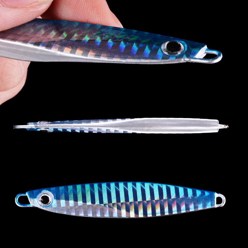 釣り用の金属製ベイトのセット,魚を捕まえるためのルアーのパッ - Fishing Lure Blade Bait のレビューと価格