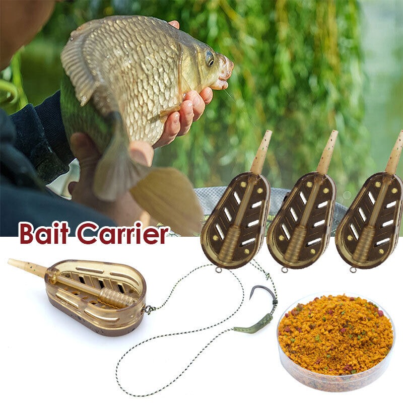 5 個埋め込みフィーダー釣りインライン鯉釣りフィーダー合金シ - Fishing Lure Kit のレビューと価格