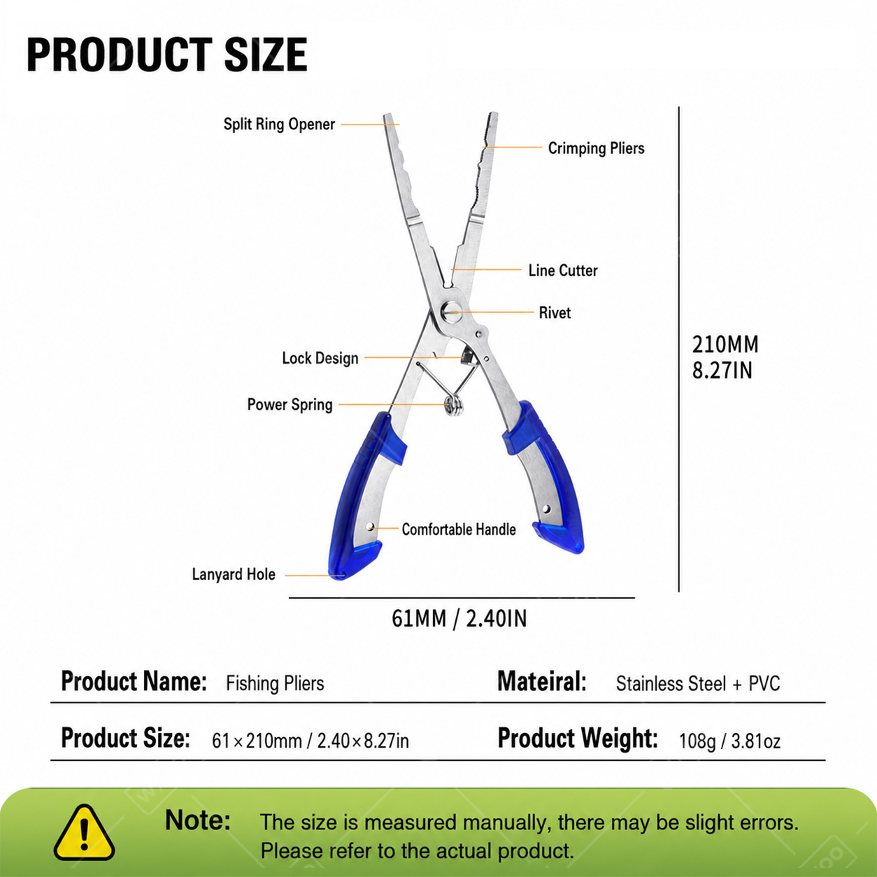 多機能ステンレス製釣り道具キット ホークビルフックリムーバー - Fishing Lure Kit のレビューと価格