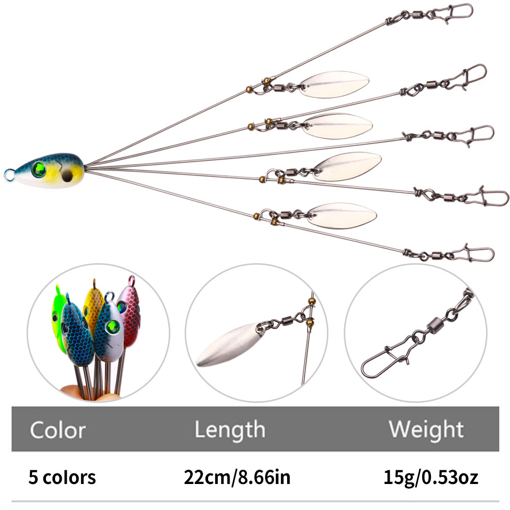 アラバマ・リグ・スピナーベイト・アンブレラ・ルアー・グループ - Fishing Lure Blade Bait のレビューと価格