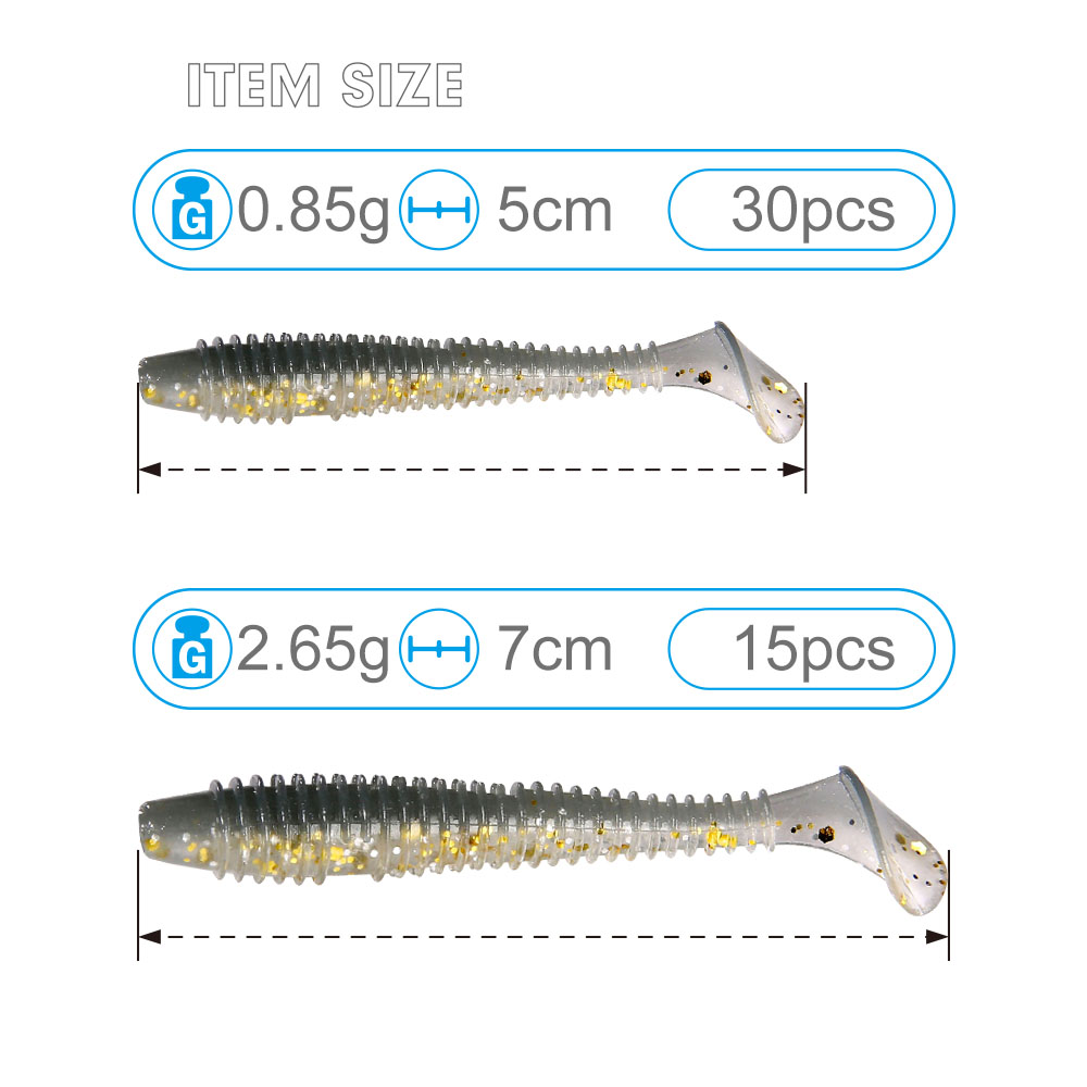 ハッピージャック 70mm 2.3インチ 50mm 1.6イ - Fishing Lure Swimbait のレビューと価格